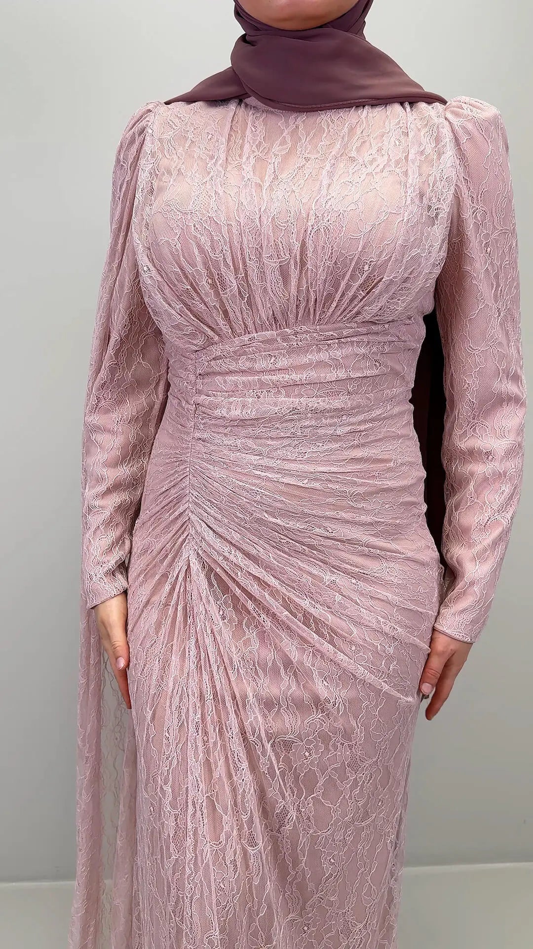 Asell Aftenkjole Pink