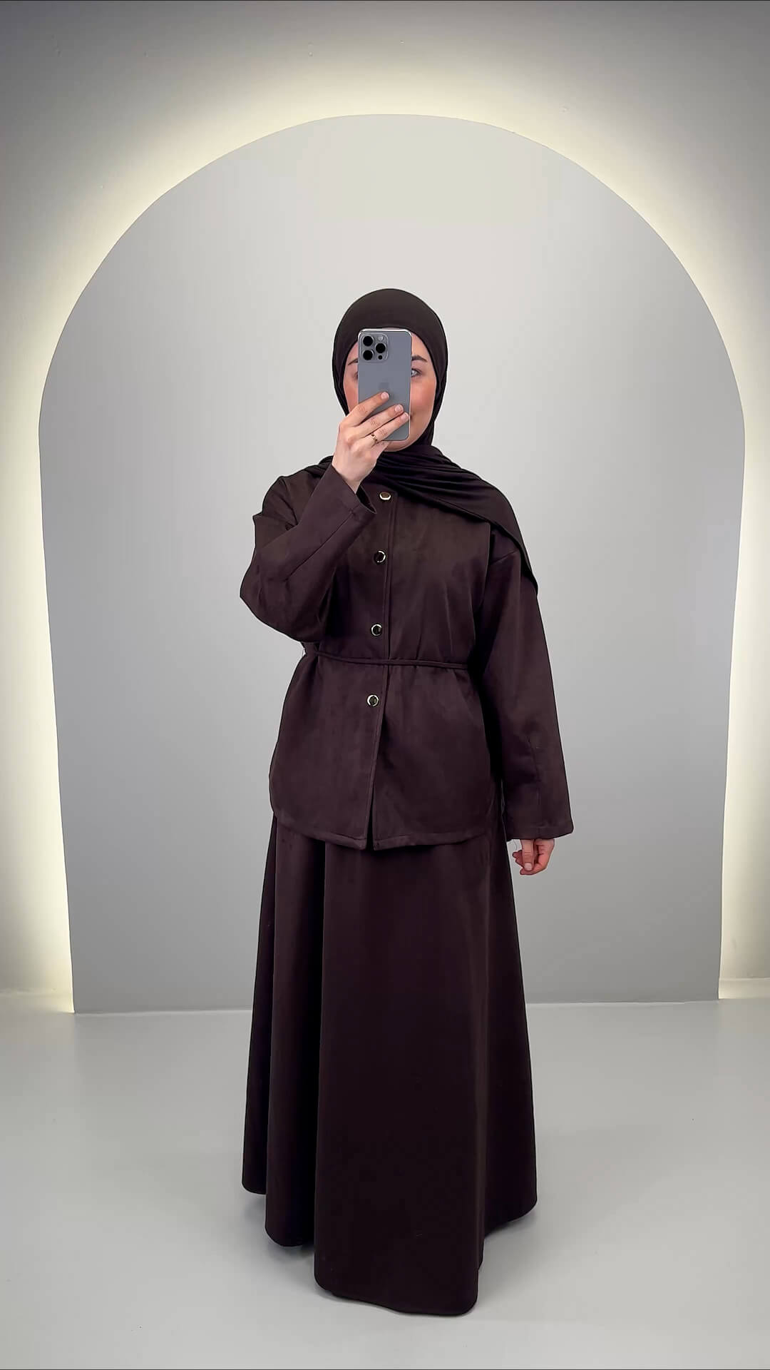 Aley Zweiteiler Braun 01