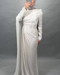 Arya Aftenkjole Beige