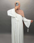 Ines Abaya 2-Teillig Hvid