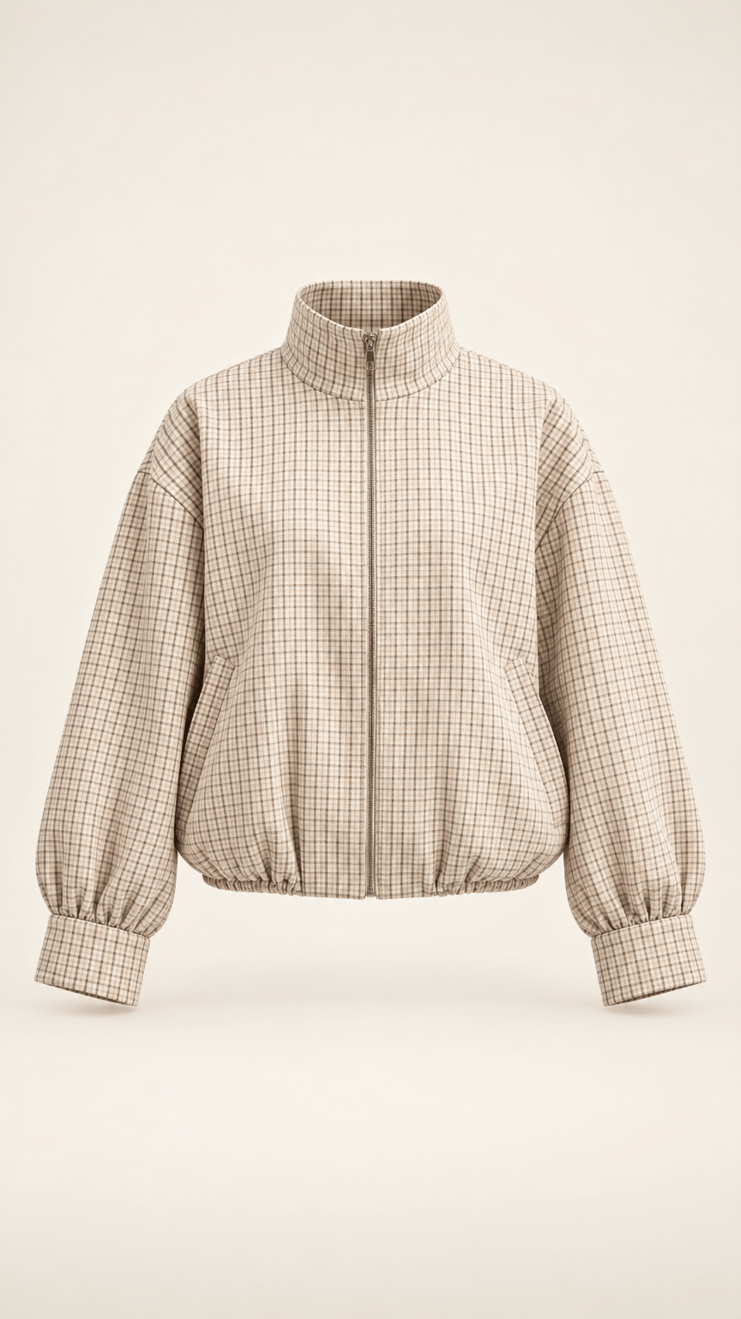 Karolnan Jacke – Beige – Bild 5