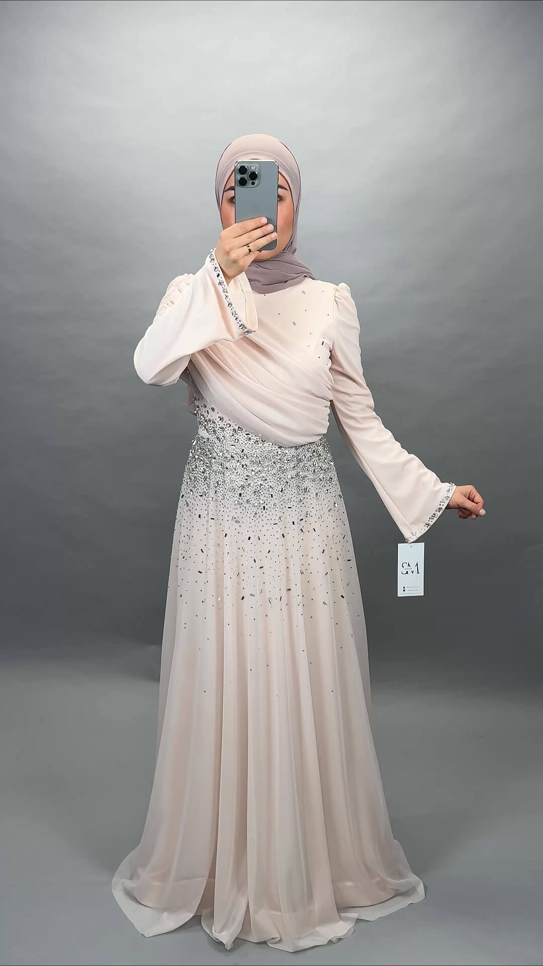 Melis aftenkjole pink