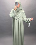Mila Abaya Seti Khimar Mint ile