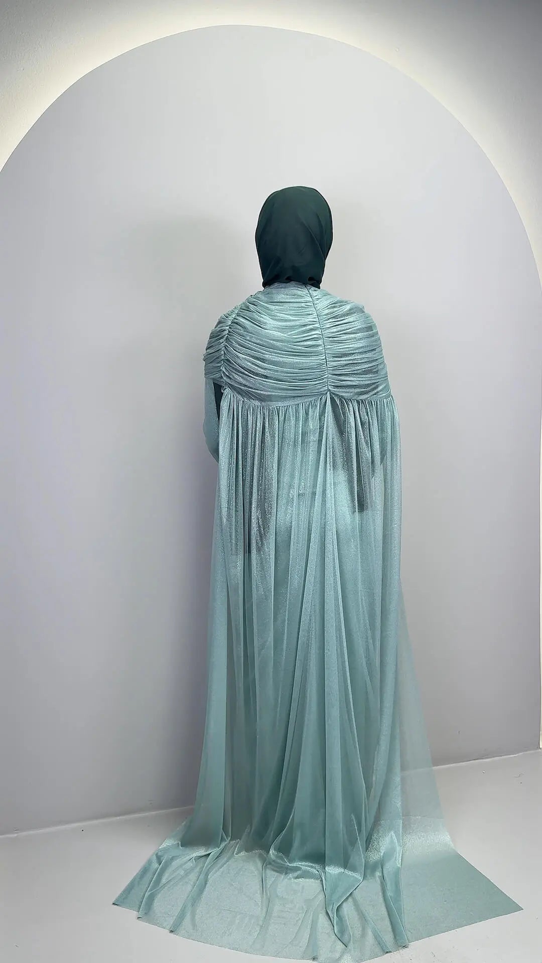 Velina aftenkjole mint