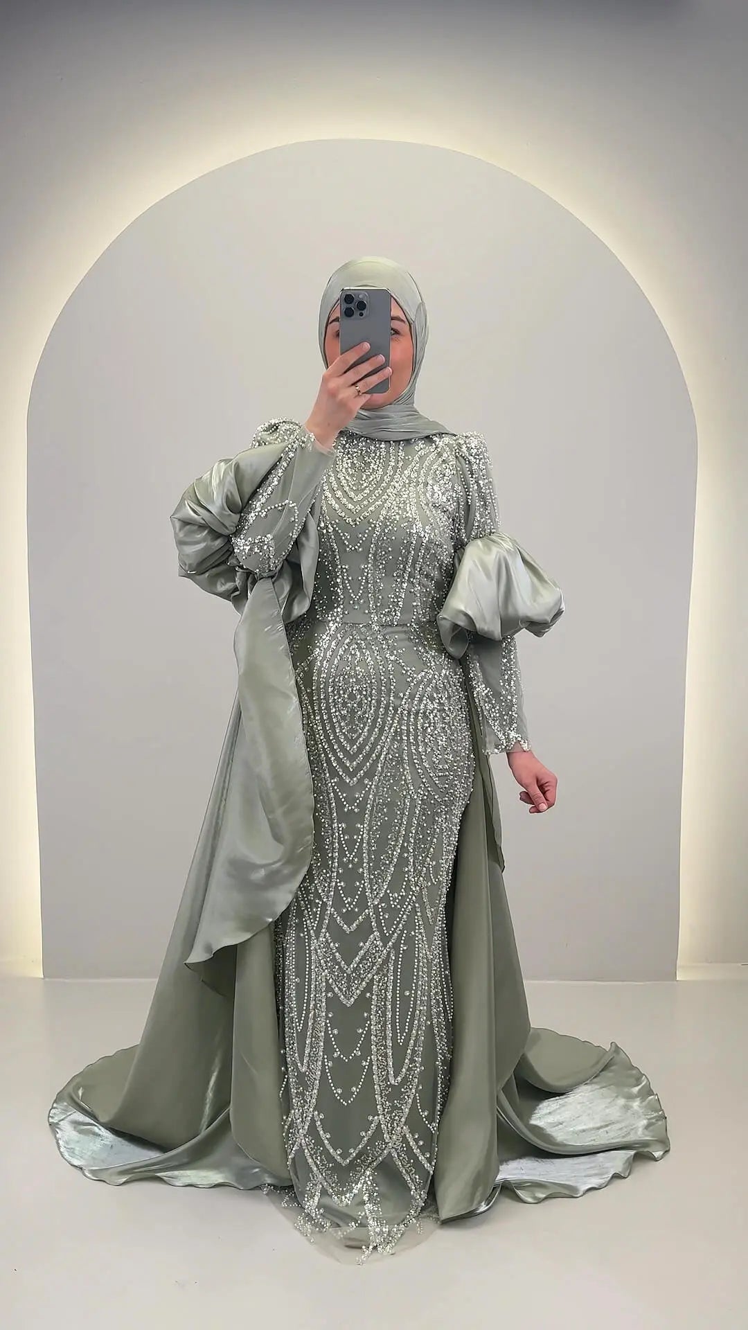 Tias aftenkjole Mint