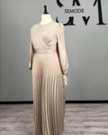 Ponti Aftenkjole Beige