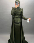 Arzu Abendkleid Khaki