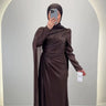 Arya Aftenkjole Brun 01