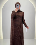 Mireya Abiye Kahverengi