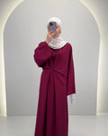 Lina Kleid Weinrot