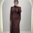 Asell Evening dress Brown