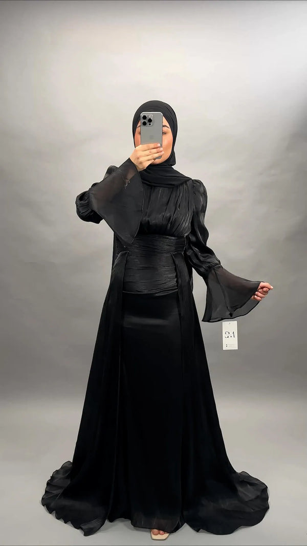 Melek Abendkleid Schwarz - Semode