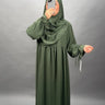 Mila Abaya Seti Khaki ile Khimar