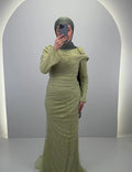 Misa Evening dress Green
