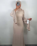 Alev Aftenkjole Beige