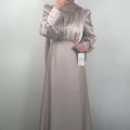 Amellie aftenkjole beige