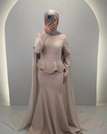 Simay Abendkleid Beige