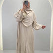 Hifaya Abaya Seti Khimar Bej