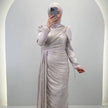 Leyla Aftenkjole Beige