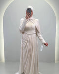 Nefa Aftenkjole Beige