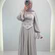 Tisla Aftenkjole Beige