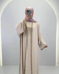 Lima Abaya sæt beige