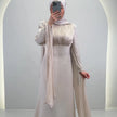 Yarenay aftenkjole beige