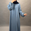 Sera Musselin Kleid Blau