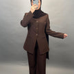 Nisa Blazer Brun