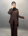 Nisa Blazer Brun