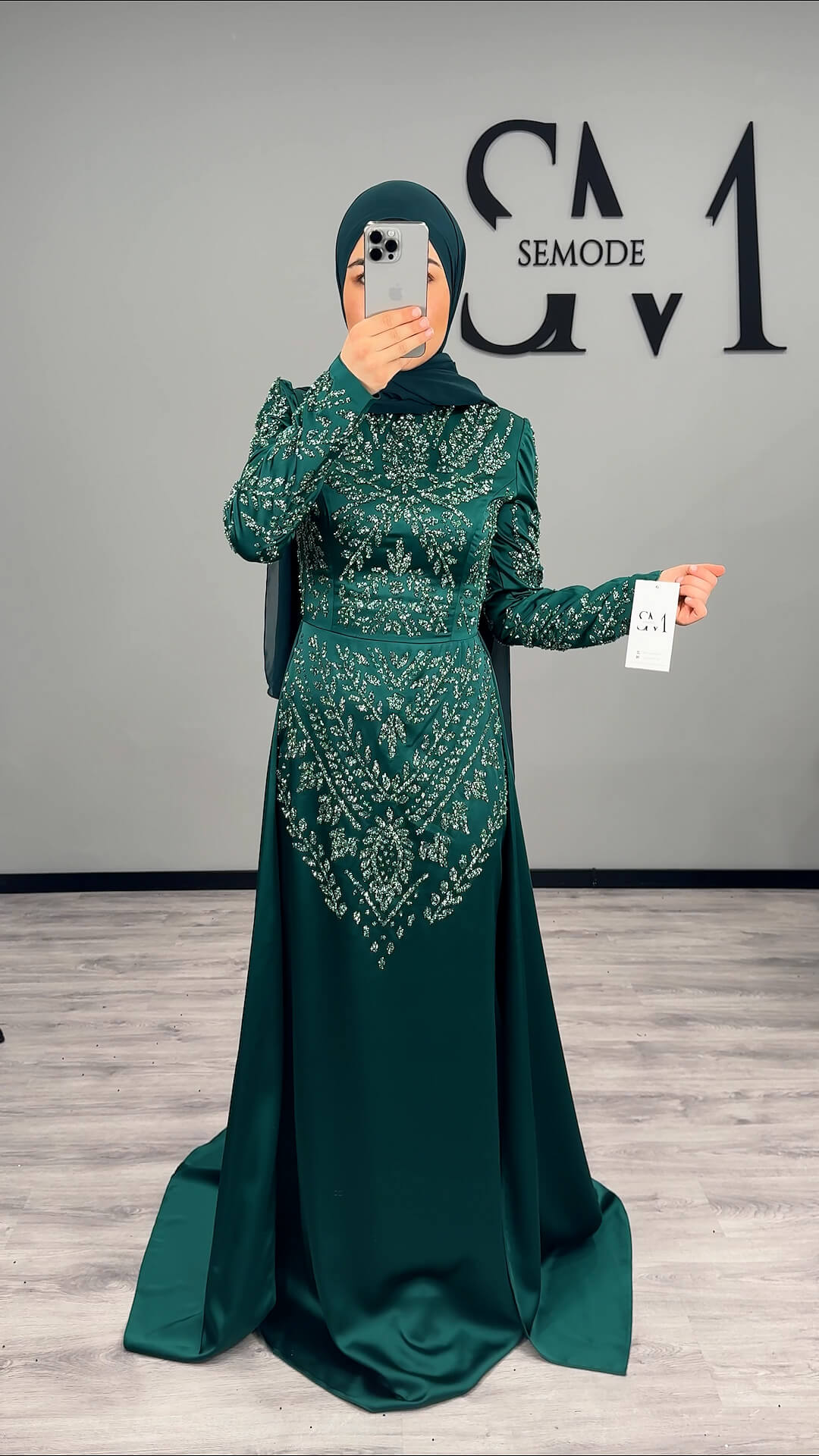 Ciara Abendkleid Smaragd Semode