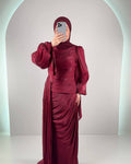 Dunja Abendkleid Weinrot