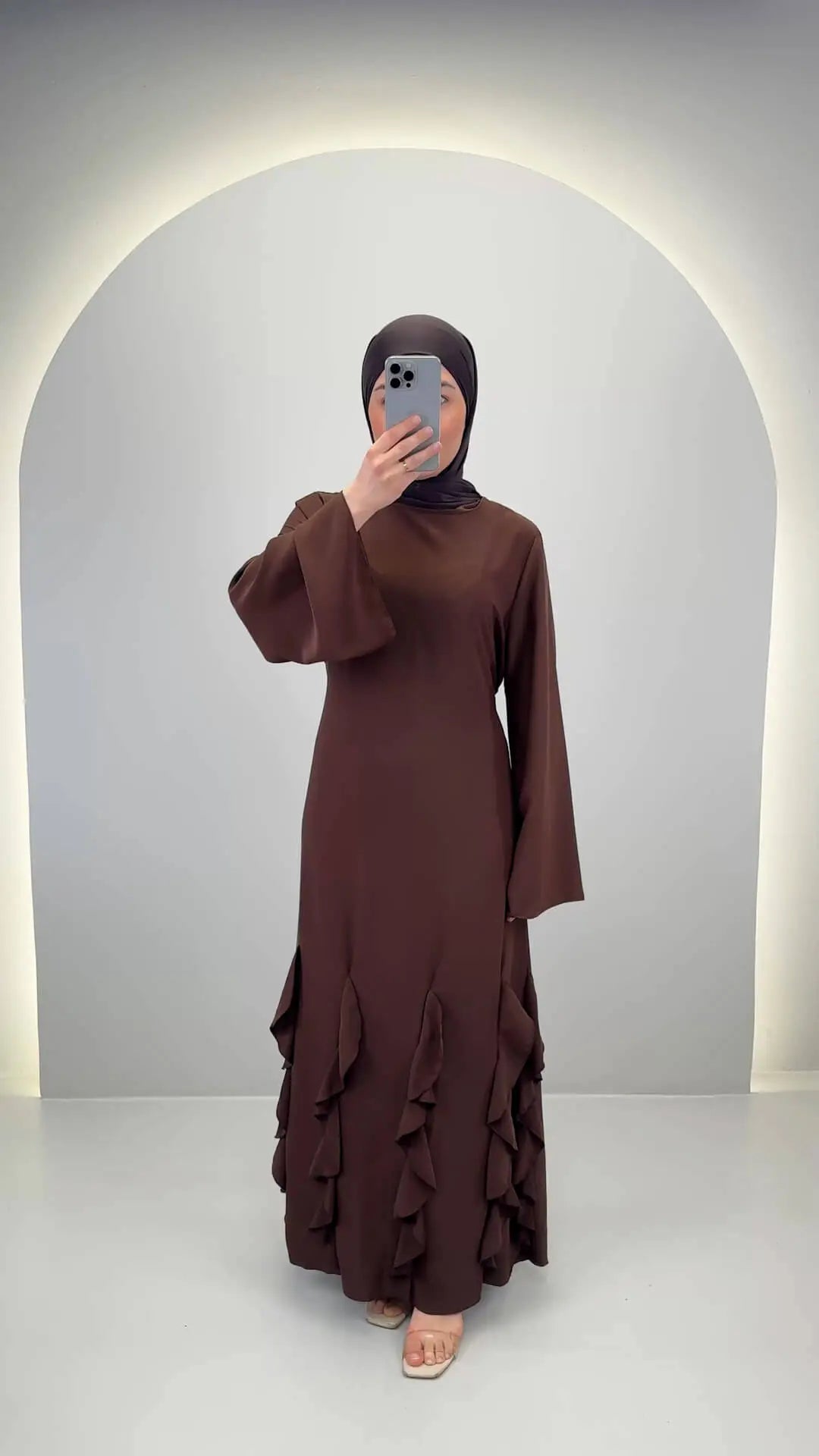 Diya Abendkleid Braun 01