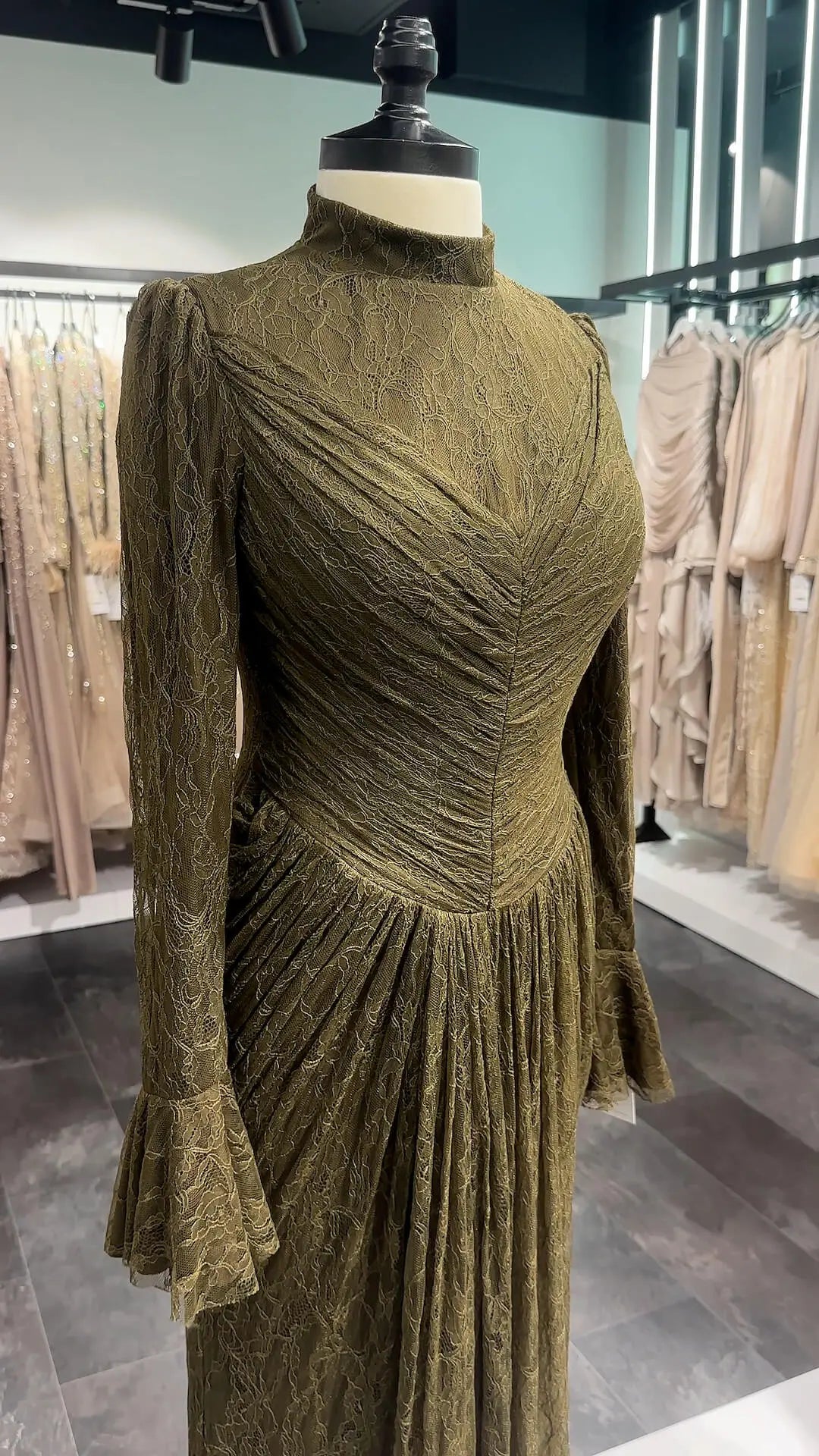 Selin Evening dress Green