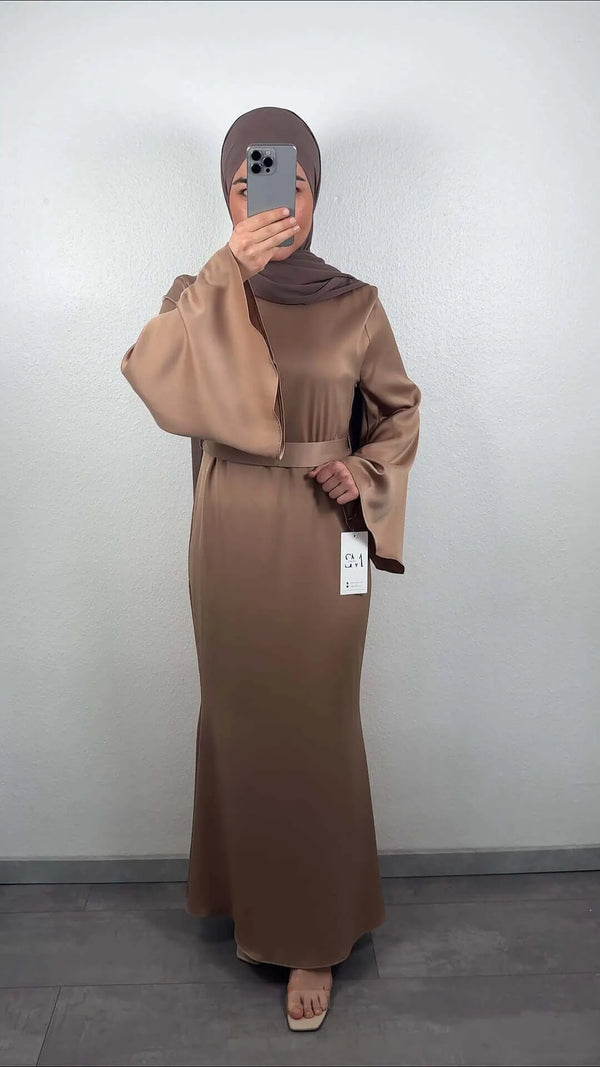 Gülperi Abendkleid Beige - Semode