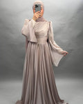 Medina evening dress beige