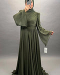 Medina evening dress khaki