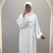 Misa Abaya Takım Khimar Beyaz