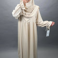 Mila Abaya Set Khimar Beige