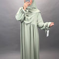 Mila Abaya Set with Khimar Mint