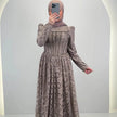 Mina Evening dress Taupe
