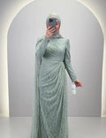 Mireya aftenkjole Mint