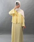 Miray Zweiteiler Kleid Gelb