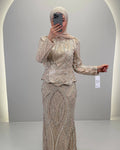 Miyasa Abendkleid Beige