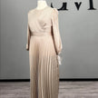 Ponti Aftenkjole Beige