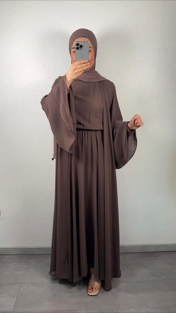 Romina Abaya Taupe 2 Teilig - Semode