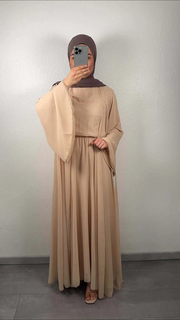 Romina Abaya Beige 2 Teilig - Semode