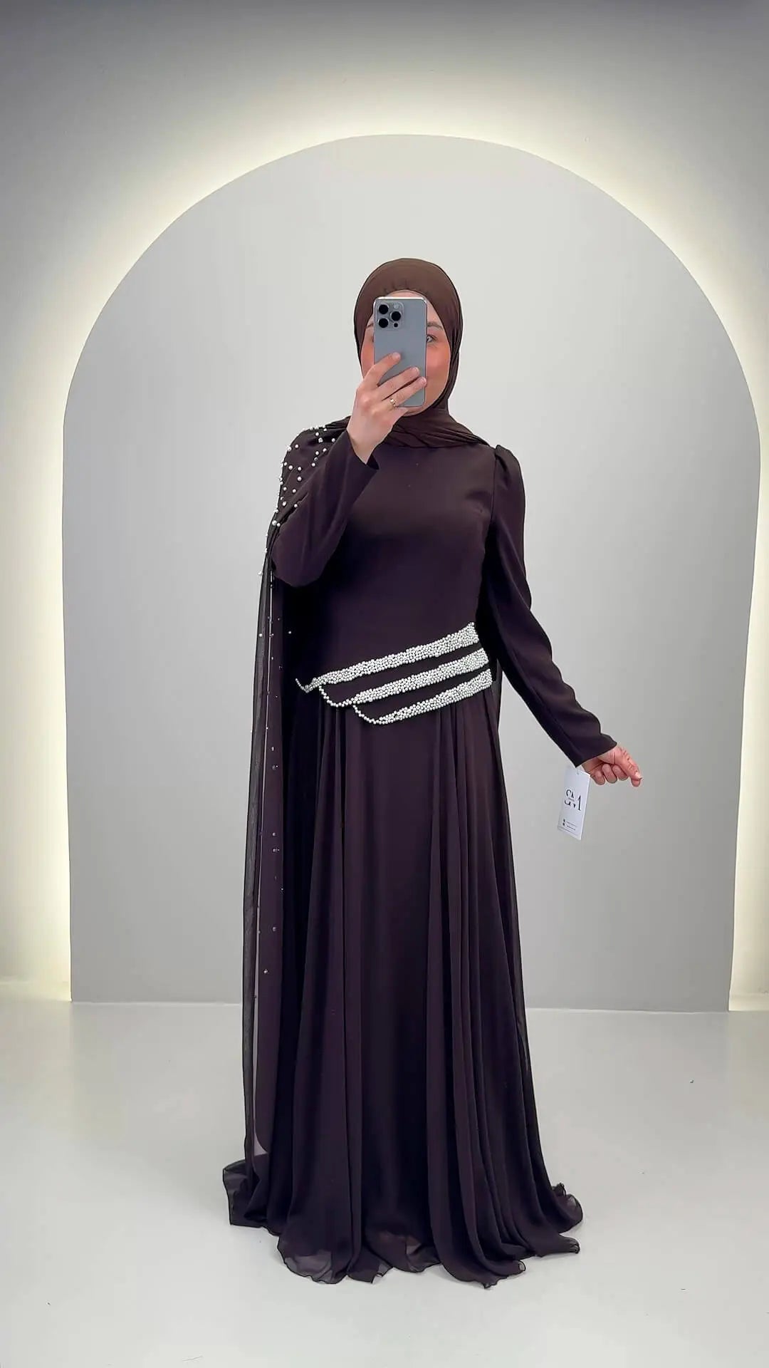 Seyla Evening dress Brown