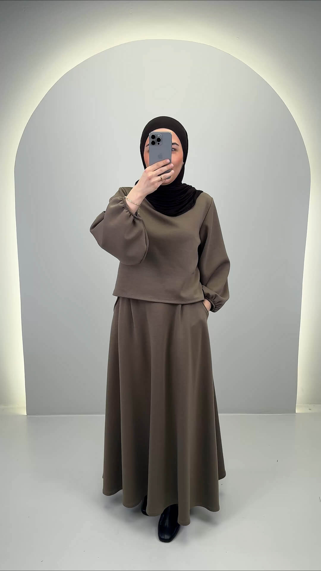 Simi Zweiteiler Taupe