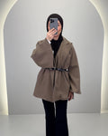 Sina Mantel Taupe